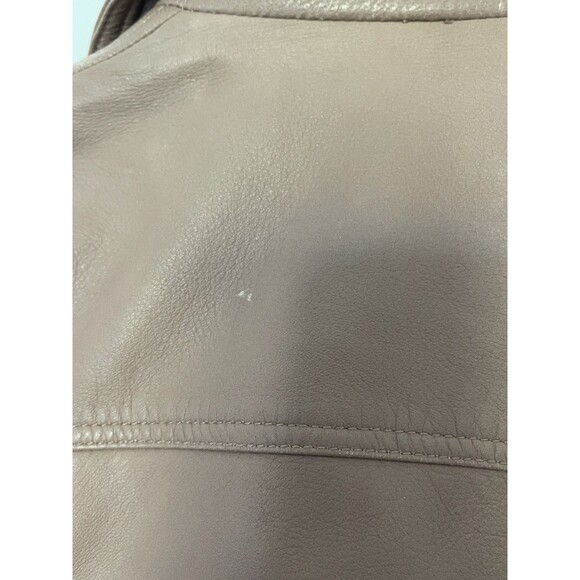 AllSaints Dalby Lamb Leather Biker Jacket Size US 4 UK8 $529 Moonlight Pink Rare - Picture 6 of 14